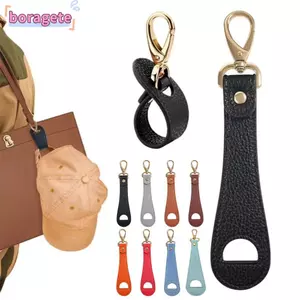 Kẹp mũ BORAGETE, Phụ kiện túi xách bằng da PU Giá đỡ mũ, Móc ngoài trời rảnh tay đa chức năng Du lịch ngoài trời