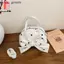 Túi xách GAVESTO Chấm Bi, Túi đeo chéo Mini nhẹ PU, Túi đeo chéo thời trang chấm bi trang trí dây kéo Túi đeo vai đi chơi hàng ngày