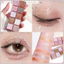 D.G Moonlight Fantasy Mười Màu Phấn Mắt Bảng Matte Pearlescent Phân Cực Fine Nhấp Nháy Bảng Màu Sắc Tinh Tế Phát Triển Đại