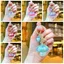 QEARY Nấm Móc Khóa, Đồ Trang Trí Nhiều Màu Sắc Mặt Dây Chuyền Nấm, Lấp Lánh Acrylic Móc Khóa Túi Treo Mặt Dây Chuyền Túi Trang Trí
