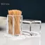 GCDHome Hộp Đựng Răng Thiên Acrylic Trong Suốt Vuông Di Động Sáng Tạo Tiện Lợi Khách Nhà Phòng Khách Hộp Bảo Quản HOT