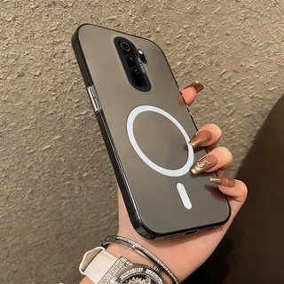Ốp Lưng Cho Redmi Note 8 pro redmi Note 8 Vỏ Điện Thoại Vỏ Cứng Chống Sốc Thiết Kế Mới Thẩm Mỹ Mờ Từ Tính Cho Bé Gái Dễ Thương Đen CYBS1