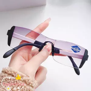 TOPTOOLCX Kính mắt lão thị, Kính đọc sách chống chói ống kính nhựa, Thời trang + 1.0 ~ + 4.0 Kính mắt máy tính chống ánh sáng xanh độ phân giải cao dành cho nữ