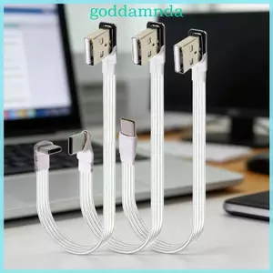 Cáp TPE USB2 0 đến USB C Độ bền GODD có đầu nối góc để lắp đặt dễ dàng ở các khu vực nhỏ