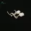 Springevenstar Tinh Tế Men Tulip Thổ Cẩm Nữ Trâm Cài Pha Lê Kim Cương Giả Chân Quần Áo Áo Cao Cấp Trang Sức Thời Trang Cô Gái Quà Tặng Springevenstar