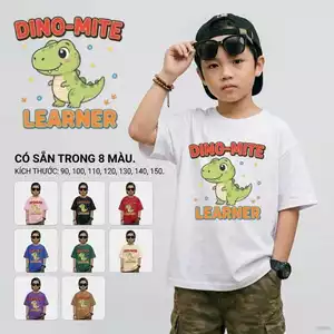 Áo phông bé trai học sinh tiểu học Dễ phối đồ Mềm mịn bé từ 2-12 tuổi