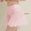 Váy ngắn lưới DARON Bikini, Váy Mini cạp cao trong suốt, Váy ngắn đi biển tập thể dục có lót Váy xếp ly màu trơn mùa hè