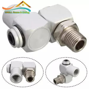 Lắp xoay không khí bằng nhôm 1 / 4 Inch có độ xoay 360 độ NPT