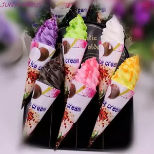JUNYUE88US Mô Phỏng Kem, Mô Hình Kem Giả Handmade, Kem PU Sáng Tạo Mùa Hè Thực Phẩm Nhân Tạo Món Tráng Miệng