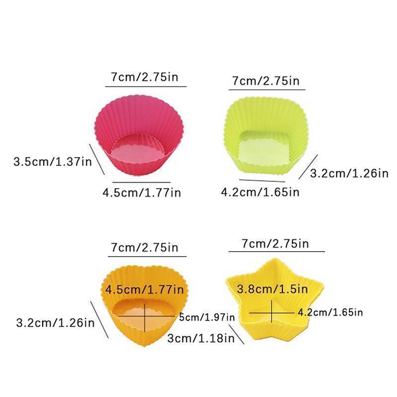 CyinYP 4 Bộ chia hộp cơm trưa bằng silicon, Bộ chia hộp cơm trưa Bento dành cho trẻ em Phụ kiện ăn trưa vinh quang