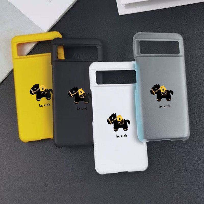 Dành Cho Google Pixel 11 Pro 10A 10 Pro XL 9A Pixel 8 7A 7Pro 6A 5A "Rich Horse" Micro Matte Mỏng Vỏ Điện Thoại / Quấn Nửa Google Pixel Cover