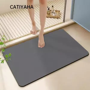 Thảm phòng tắm CATIYAHA, Thảm mềm Thảm Diatomite chống trượt, Dễ dàng làm sạch Nhanh khô Thảm tắm hấp thụ nước Thảm phòng tắm
