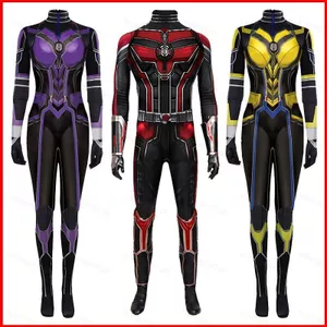 YB1 Ant-Man and the Wasp: Quantumania Cosplay Áo liền quần Trang Phục Thời Trang 3D In Body Đảng Halloween Carnival Su