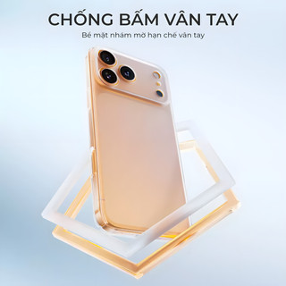 Ốp Lưng Siêu Mỏng Nhám Mờ cho iPhone 17 Pro Max Không Bám Vân Tay