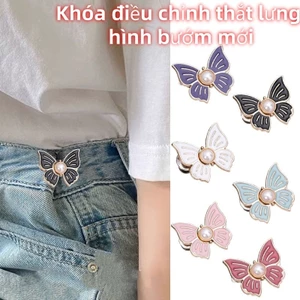 Bướm Quần Jean Có Nút Thắt Lưng Eo, Kích Thước Cố Định Bằng Snap
