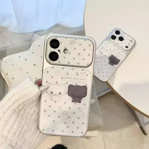 Mèo đen trắng cho trường hợp iPhone 1417promax iPhone 1516Pro Premium