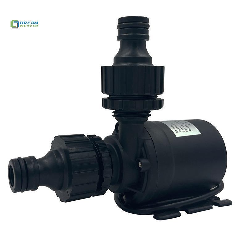 Máy bơm nước áp suất cao năng lượng mặt trời DC12V / 24V Lift 5M 800L / H Máy bơm nước bể cá chìm động cơ không chổi than Qui Break Joint mới