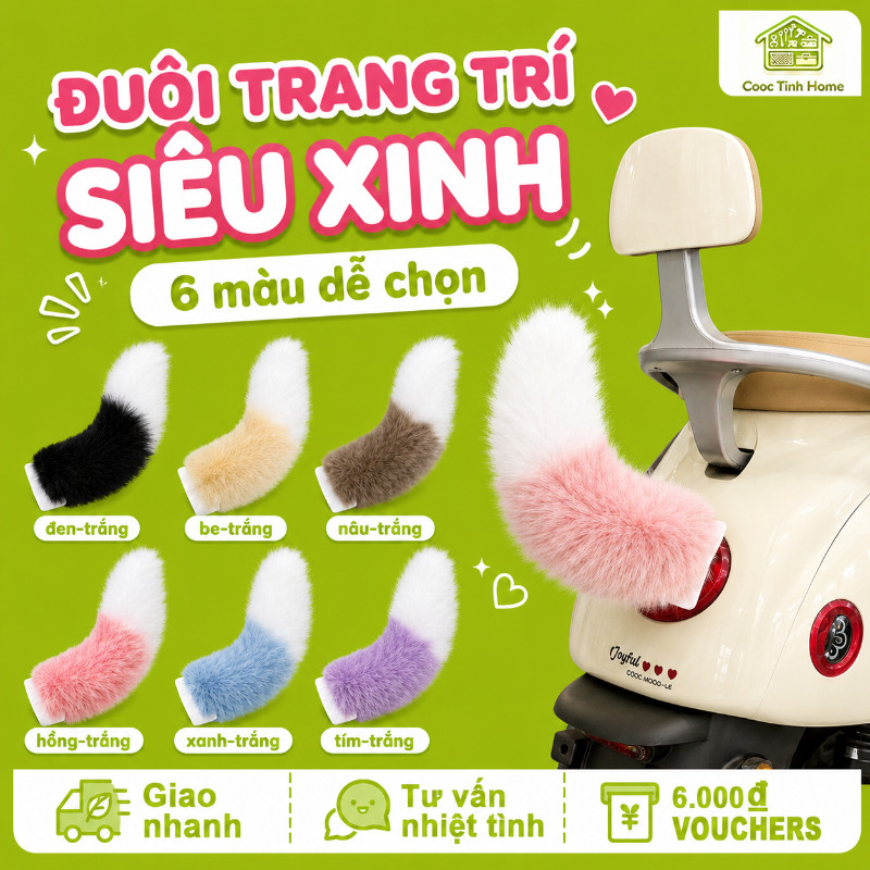 Đuôi Cáo Thông Minh Điều Khiển Từ Xa - Bạn Đồng Hành, Biến Xe Bạn Thành Tâm Điểm Thu Hút