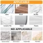 16 Chiếc Bảng Trắng Bảng Đồ Họa Băng, Bảng Xóa Khô Nghệ Thuật Băng, Băng Đồ Họa Nhạt Đen Mỏng, Chiều Rộng 3Mm, Đen Bóng