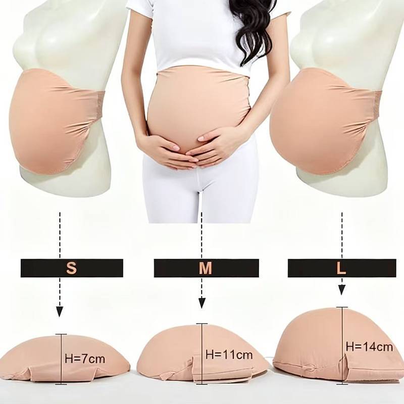 MUQV Giả Mang Thai Bụng Thoáng Khí Mềm Nhẹ Như Thật Dễ Dàng Mặc Bụng Giả Bump Cho Vai Trò Chơi Nhân Tạo Mang Thai Bụng n