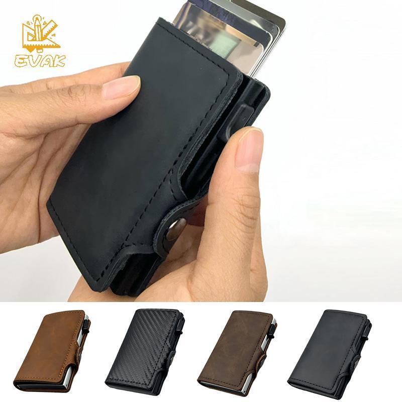 Alittlesetrtu Ví Đa Chức Năng Dành Cho Nam Nữ RFID Bloing Kim Loại Đựng Thẻ 12 Khe Thích Hợp Cho Mua Sắm VN