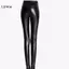 LUImo Nữ Thiên Tính Quần Legging Skinny Quần Da Ấm Quần Eo Cao SBS
