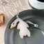 HFTOY Sáng Tạo Đổi Màu Roast Du Điện Thoại Dây Móc Khóa Vui Nhộn Cá Tính Móc Khóa Xe Móc Chìa Khóa Túi Dễ Thương Mặt Dây Chuyền Quà Tặng Đáng Yêu ~