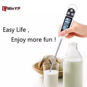 Nhiệt kế thực phẩm kỹ thuật số CMinYP Đầu dò đo nước nấu ăn BBQ Dụng cụ nhà bếp Vinh Quang