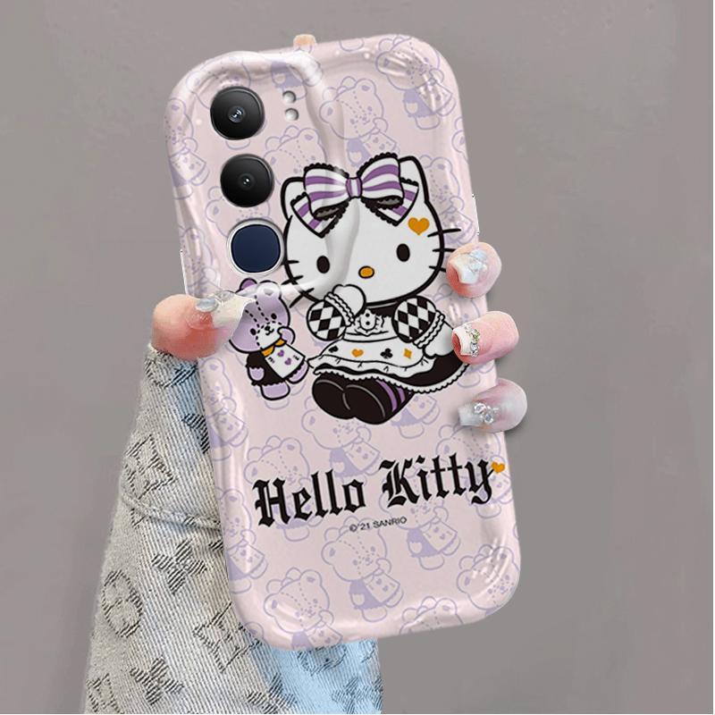 Vỏ Silicon Hoạt Hình Cho VIVO Y19S Pro Y29 Điện Thoại Thông Minh 3D Vỏ Điện Thoại Mềm TPU Kitty Sinh Viên Ốp Lưng Chống Sốc