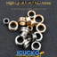 ICUCKO 3 Con Lăn Dây Câu Cá, Bộ Phận Sửa Chữa Máy Câu Cá Sửa Chữa Một Phần Phụ Kiện Cá Pesca Quay Câu Cá Gấu Câu Cá