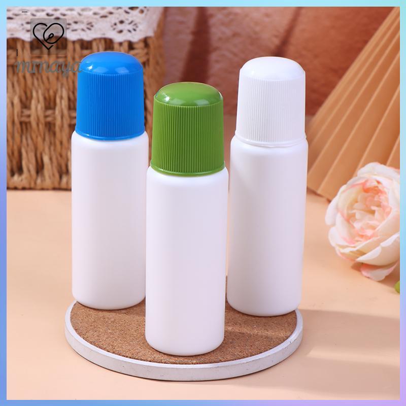 [MINAYA] 50ML Chai Rỗng Smudge Chất Lỏng Applicator Đầu Xốp Độ Ẩn Chai Chất Lỏng Cho Daub Làm Đầy Liniment Thuốc Antipruritic VN