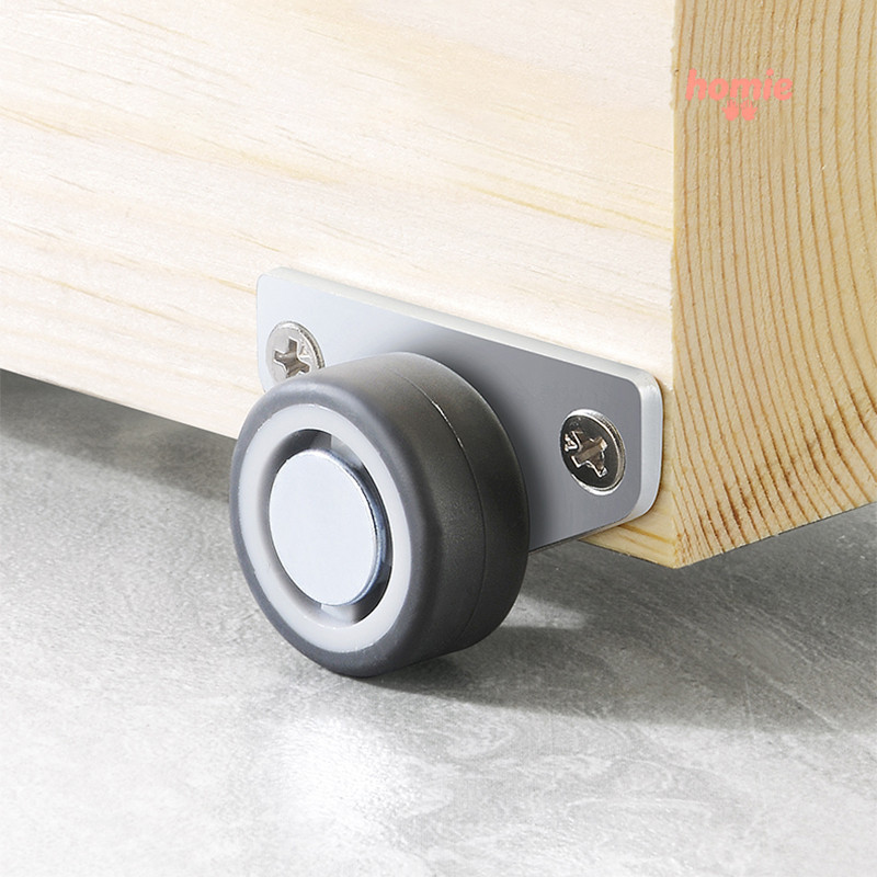 ✨Homie✨ Bánh xe nhựa PP màu đen, con lăn đỡ cửa, thích hợp cho tủ và xe đẩy chịu lực