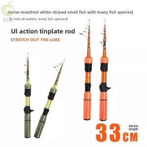 Cần câu ROLY UL, Cần câu trầm hợp đồng nhỏ gọn hành động siêu nhanh, Độ nhạy cao Chiều dài 33cm Thiết kế nhẹ Hướng dẫn chống va đập Kỹ thuật mồi câu