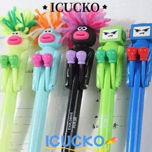 ICUCKO Boxing Pen, Sáng Tạo Văn Phòng Phẩm Bút Bi, Bút Gel Hoạt Hình Nhanh Khô Học Sinh Chữ Ký Bút Đồ Dùng Học Tập