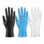 DONOVANQQ 100 Chiếc Găng Tay Dùng Một Lần, Găng Tay Làm Sạch Thoải Mái PVC, Dễ Dàng Mang Theo Cảm Ứng Linh Hoạt Găng Tay Nhựa Trong Suốt Dày Và Bền Đẹp Xử Lý Thực Phẩm