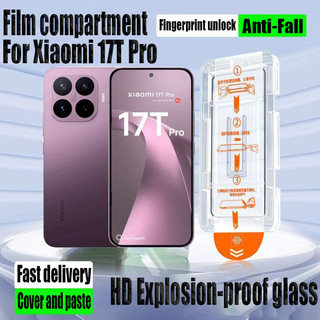 1- 2 Miếng Dán Đơn Giản HD Kính Cường Lực Bảo Vệ Màn Hình Cho Xiaomi 17T 15T 14T Pro 5G Bảo Vệ Flim