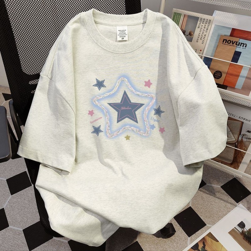 （Giao hàng 24h）Angela Local Brand Áo Thun Phông Form Rộng 100% Cotton BIG SIZE Áo thun ngắn tay dáng rộng mùa hè