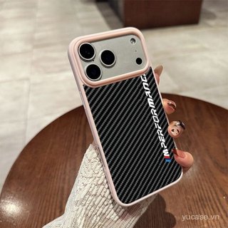 Ốp điện thoại kết cấu da vải thiều Kết cấu sợi Carbon Kết cấu dọc Thích hợp cho iPhone 15promax 16promax 16pro 17 16 15 14 pro max 11promax 12promax 17pro Vỏ chống sốc