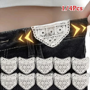 JUIC 1 / Chiếc Quần Jean Thắt Lưng Mở Rộng, Điều Chỉnh Thai Sản Eo Mở Rộng, Rỗng Ren Cotton Dây Thắt Lưng DIY Trang Phục May Dụng Cụ