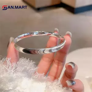 AN.MART Thời Trang Đa Năng Nổ Flash Mắt Mèo Vòng Tay Dành Cho Nữ Bé Gái Cảm Giác Nâng Cao Có Thể Điều Chỉnh Mở Vòng Tay Trang Sức Dự Tiệc Quà Tặng VN