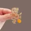 AN.MART Thời Trang Kim Cương Trung Quốc Rồng Thổ Cẩm Pin Dành Cho Nữ Nam Quần Áo Áo Trang Sức Dự Tiệc Phụ Kiện Cung Hoàng Đạo Rồng Bay Trang Sức VN