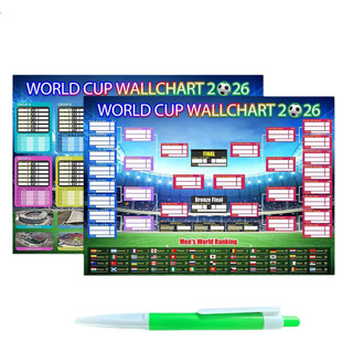 Dành cho lịch trình World Cup 2026 Quà tặng bề mặt có thể ghi được, không nhòe dành cho những người đam mê bóng đá
