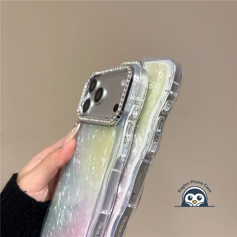 Vỏ Họa Tiết Vỏ Màu Lấp Lánh Cho Redmi Note 15 14 13 Pro Plus K90 Pro Max K80 Turbo 4 Pro A4 15C 15R 15 14C 14R 13C 13R 13 5G 4G Vỏ Điện Thoại Sóng Khung Kim Cương Sang Trọng