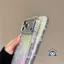 Vỏ Họa Tiết Vỏ Màu Lấp Lánh Cho Samsung Galaxy A57 A37 A27 A17 A56 A36 A55 A35 A54 A53 A15 M17 F17 M15 F15 5G 4G Vỏ Điện Thoại Sóng Khung Kim Cương Sang Trọng Dễ Thương