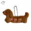 HFTOY Kawaii Chó Dachshund Sang Trọng Móc Khóa Hoạt Hình Con Chó Con Nhồi Bông Móc Khóa Dễ Thương Móc Khóa Mặt Dây Chuyền Túi Treo Trang Trí Quà Tặng Cặp Đôi ~
