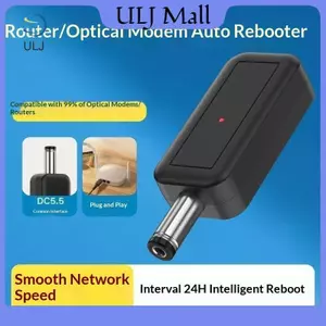 ULJ 1 / 3 / 5 Cái 24H Công cụ đặt lại tắt nguồn tự động DC WiFi Tự động khởi động lại Router 5.5x2.1mm Dây điều khiển khởi động lại 5V-24V.