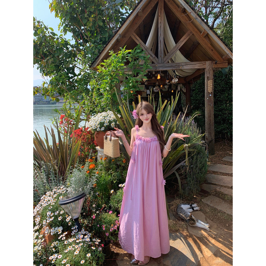 Đầm suông dài vintage