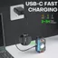 Đèn LED mạnh đa chức năng Đèn pha cảm ứng gắn trên đầu USB có thể sạc lại Câu cá ban đêm ngoài trời Leo núi Chạy chiếu sáng tầm xa