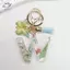 HFTOY A-Z Dreamy Sequin Chữ Cái Móc Khóa Dành Cho Nữ sel Bướm Mặt Dây Chuyền Ban Đầu Móc Khóa Ví Treo Túi Quyến Rũ Móc Chìa Khóa Ô Tô ~