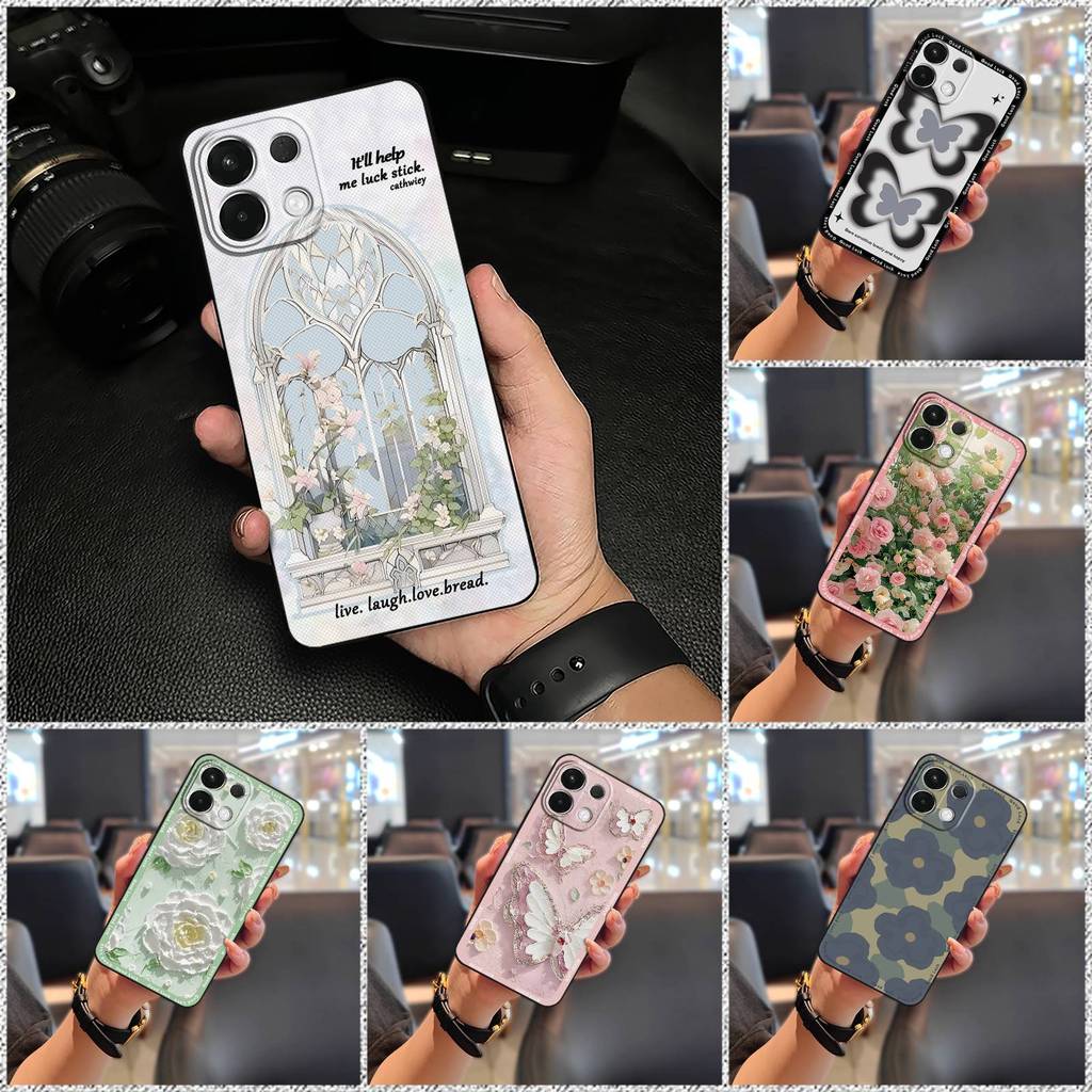 Ốp điện thoại TPU silicone họa tiết graffiti hoạt hình thời trang cho OPPO K12S/K13 5G, bảo vệ toàn bộ, chống sốc, va đập, bụi, thấm nước